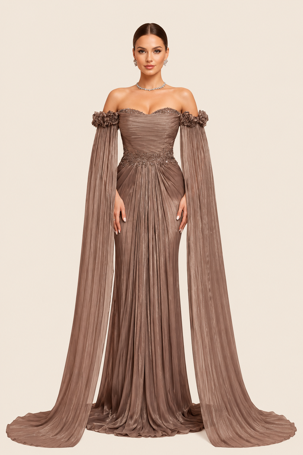 Vestido Camila Mocka