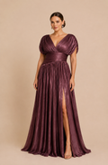 Vestido Claude Plum PLUS