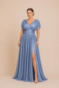 Vestido Cristina Azul PLUS