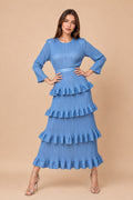 Vestido Eudora Celeste
