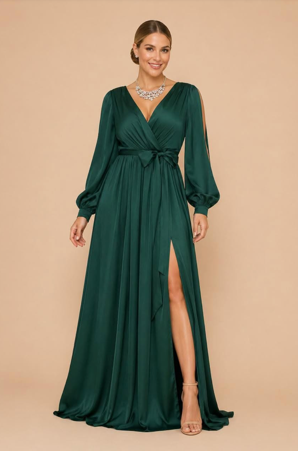 Vestido Coralia Verde PLUS