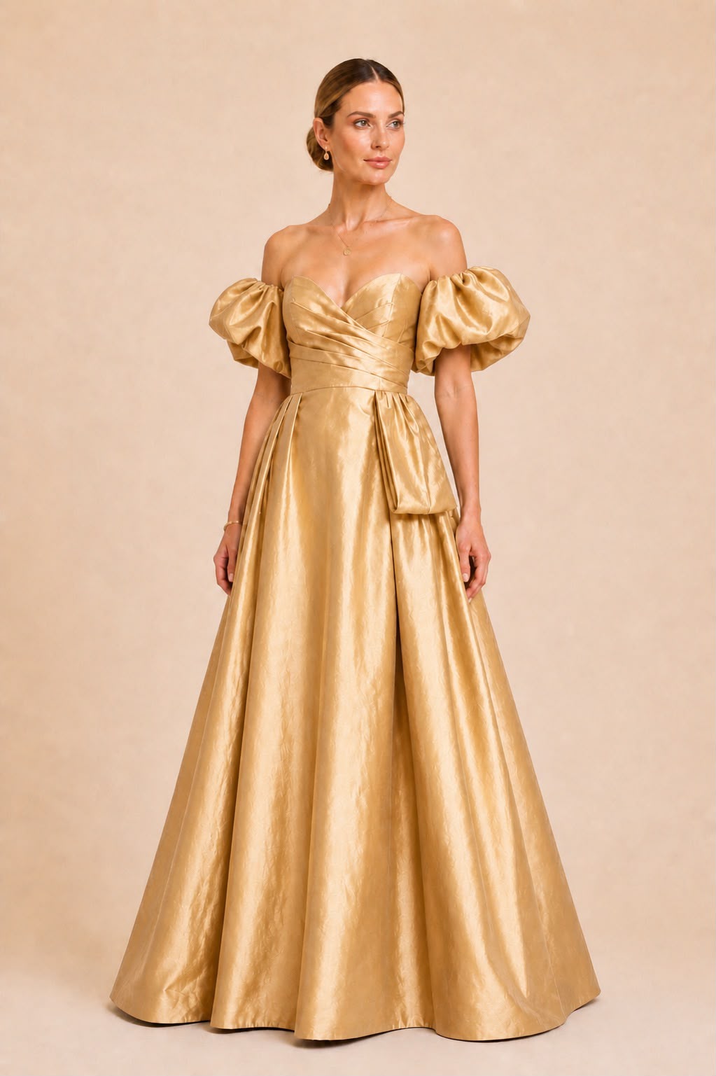 Vestido Celia Dorado