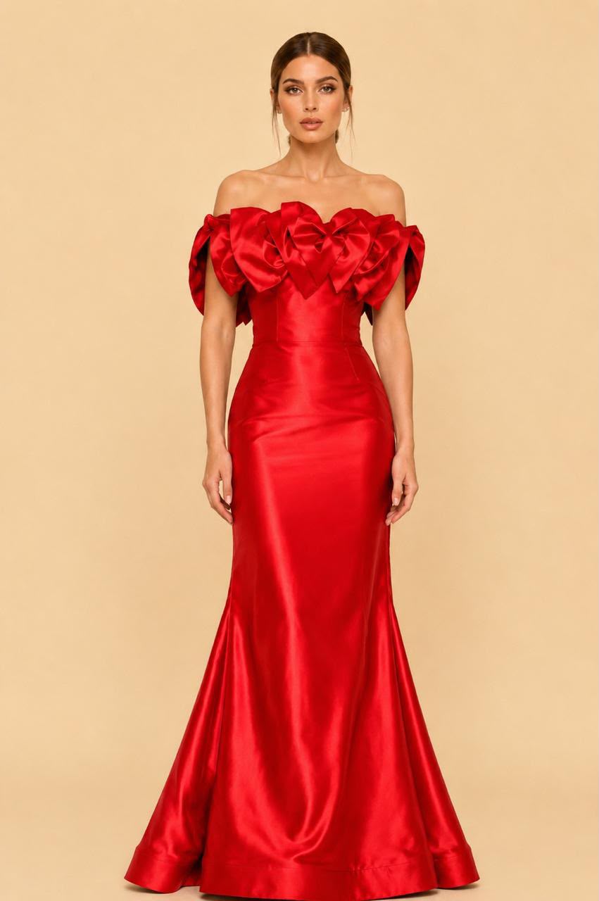 Vestido Clarisa Rojo
