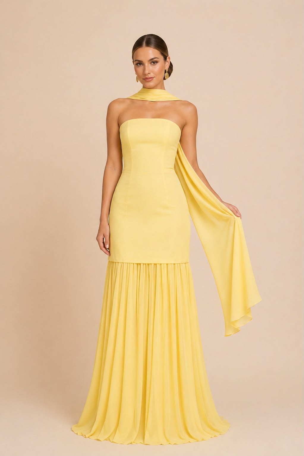 Vestido Cristi Amarillo